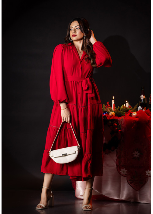 CEFALO CHIC RED DRESS